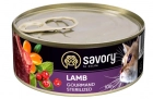 Фото - влажный корм (консервы) Savory (Сейвори) GOURMAND STERILIZED LAMB влажный корм для стерилизованных котов (ягненок)