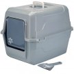 Фото - туалеты, лотки AnimAll закрытый туалет для кошек с лопаткой CNR-143, серый