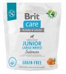 Фото - сухий корм Brit Care Dog Grain Free Junior Large Breed Salmon беззерновий сухий корм для шкіри та шерсті молодих собак великих порід ЛОСОСЬ