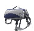 Фото 3 - амуниция Voyager Pet Dog Bagpack cумка-седло для собак, синий с серым