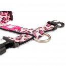 Фото - амуниция Max & Molly Urban Pets H-Harness шлея для собак Leopard Pink