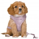 Фото 4 - амуніція Trixie Junior Puppy Soft Harness with Lead шлейка з повідцем для цуценят, бузковий