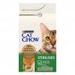 Фото - сухой корм Cat Chow STERILISED корм для кастрированных котов и стерилизованных кошек ИНДЕЙКА