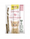 Фото - ласощі Gimcat STICKS TRUTHAN UND CALCIUM (ПАЛИЧКИ ІНДИЧКА І КАЛЬЦІЙ) ласощі для кошенят