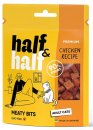 Фото - ласощі Half&Half Meaty Bits Adult Chicken ласощі м'ясні шматочки для котів КУРКА