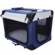 Фото - клітки, вольєри Senful Pet Soft Crate м'яка клітка для собак із флісовим килимком і чохлом, синьо-сіра