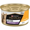 Фото - вологий корм (консерви) Purina Pro Plan (Пуріна Про План) Kitten Healthy Start Chicken вологий корм для кошенят, мус КУРКА