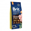 Фото - сухий корм Brit Premium Junior Medium М Chicken сухий корм для цуценят та молодих собак середніх порід КУРКА