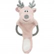 Фото - игрушки Trixie Reindeer with Rope игрушка для собак РОЖДЕСТВЕНСКИЙ ОЛЕНЬ С КАНАТОМ (92005)