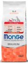 Фото - сухой корм Monge Dog Monoprotein Puppy & Junior Mini Salmon & Rice сухой монопротеиновый корм для щенков мелких пород ЛОСОСЬ и РИС