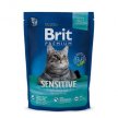 Фото - сухой корм Brit Premium Cat Sensitive Lamb & Rice сухой корм для кошек с чувствительным пищеварением ЯГНЕНОК И РИС