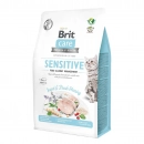 Фото - сухий корм Brit Care Cat Grain Free Sensitive Insect & Herring беззерновий сухий корм для котів з чутливим травленням КОМАХИ і ОСЕЛЕДЕЦЬ