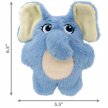 Фото 3 - игрушки Kong Snuzzles Kiddos Elephant игрушка для собак с пищалкой СЛОНЕНОК