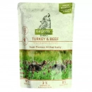 Фото - влажный корм (консервы) Isegrim (Изегрим) Pouch Roots Junior Turkey & Beef  Консервы для щенков с индейкой, говядиной, бататом, лососевым жиром и горными травами