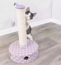 Фото - когтеточки, с домиками Trixie Junior Scratching Post когтеточка с шариком для котят, сиреневый (42930)