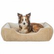 Фото 3 - лежаки, матраси, килимки та будиночки Trixie Kaline Mio лежак для собак і котів, коричневий/крем