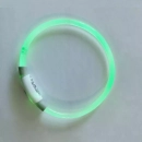 Фото - амуниция Trixie USB Flash Light Ring светящийся ошейник для собак, прозрачный, зеленый