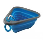 Фото - миски, напувалки, фонтани Kurgo Mash&Stash Collapsible Dog Bowl миска складана дорожня з карабіном для собак, синій