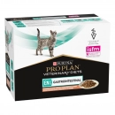 Фото - ветеринарные корма Purina Pro Plan (Пурина Про План) Veterinary Diets EN Gastrointestinal Salmon влажный лечебный корм для кошек c заболеваниями ЖКТ, ЛОСОСЬ