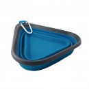 Фото - миски, поилки, фонтаны Kurgo Mash&Stash Collapsible Dog Bowl миска складная дорожная с карабином для собак, синий