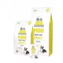 Фото - сухий корм Brit Care Dog Grain Free Mini Adult Lamb беззерновий сухий корм для собак міні порід ЯГНЯ