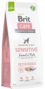 Фото - сухой корм Brit Care Dog Sustainable Sensitive Digestion & Skin Insect & Fish сухой корм для собак с чувствительным пищеварением НАСЕКОМЫЕ и РЫБА