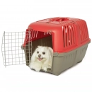 Фото - переноски, сумки, рюкзаки Pratiko (Пратико) Pet Carrier переноска для животных, ДВЕРЬ МЕТАЛЛ, красный