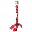 Фото 2 - игрушки Flamingo Womas Fleece Rope With Ball игрушка для собак ВЕРЕВКА С МЯЧОМ