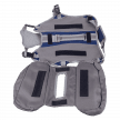 Фото 7 - амуниция Voyager Pet Dog Bagpack cумка-седло для собак, синий с серым
