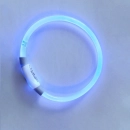 Фото - амуниция Trixie USB Flash Light Ring светящийся ошейник для собак, прозрачный, разноцветный