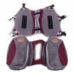 Фото 7 - амуниция Voyager Pet Dog Bagpack cумка-седло для собак, красный с серым