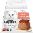 Фото 2 - влажный корм (консервы) Gourmet Revelations Salmon влажный корм для кошек, мусс ЛОСОСЬ