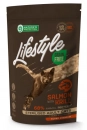 Фото - сухий корм Natures Protection Lifestyle GRAIN FREE SALMON STERILISED беззерновий корм для стерилізованих дорослих кішок ЛОСОСЬ