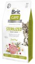 Фото - сухий корм Brit Care Cat Grain Free Sterilized Immunity Support Pork беззерновий корм для стерилізованих кішок з чутливим травленням СВИНИНА