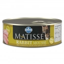 Фото - влажный корм (консервы) Farmina (Фармина) Matisse Mousse Rabbit влажный корм для кошек КРОЛИК