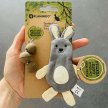 Фото 2 - іграшки Flamingo Natural Fun Rabbit екологічна іграшка з котячою м'ятою для кішок