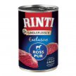 Фото 2 - влажный корм (консервы) Rinti Singlefleisch Exclusive Ross Pur беззерновой монопротеиновый влажный корм для собак КОНИНА