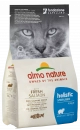 Фото - сухий корм Almo Nature Holistic STERILISED ADULT CAT WITH FRESH SALMON сухий корм для дорослих стерилізованих котів ЛОСОСЬ