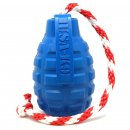 Фото - іграшки SodaPup (Сода Пап) Grenade Reward Toy іграшка для собак ГРАНАТА НА МОТУЗЦІ, синій