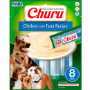 Фото - ласощі Inaba Dog Churu Chicken and Tuna ласощі для собак вершковий мус КУРКА та ТУНЕЦЬ