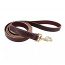 Фото - амуніція Coastal (Костал) Circle-T Dog Leash шкіряний повідець для собак, КОРИЧНЕВИЙ