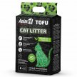Фото 3 - наполнители AnimAll TOFU (ТОФУ) СОЕВЫЙ наполнитель в туалет для кошек ЗЕЛЕНЫЙ ЧАЙ