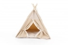 Фото - спальные места, лежаки, домики Trixie Tipi Boho Лежак-вигвам для кошек, бежевый (38211)