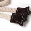 Фото 5 - іграшки DoggyMan Leather Chicken With Rope жувальна іграшка для собак КУРЧА З МОТУЗКОЮ