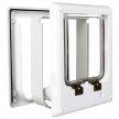 Фото - двери врезные Trixie 4-Way Flap Door Electromagnetic электромагнитная врезная дверца для кошек и собак, белый (3869)