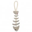 Фото - игрушки Trixie Fish Bone on Rope игрушка из кожи для собак СКЕЛЕТ РЫБЫ НА ВЕРЕВКЕ (35993)