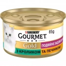 Фото - влажный корм (консервы) Gourmet Gold (Гурме Голд) - кролик и печень