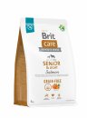 Фото - сухой корм Brit Care Dog Grain Free Senior & Light Salmon беззерновой сухой корм для кожи и шерсти стареющих собак ЛОСОСЬ