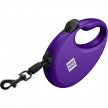 Фото 2 - рулетки WAUDOG R-leash поводок рулетка с контейнером для пакетов, светоотражающая лента, фиолетовый