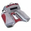 Фото 6 - амуниция Voyager Pet Dog Bagpack cумка-седло для собак, красный с серым